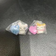 とっとこハム太郎　キーホルダー　スイングマスコット　マフラーちゃん　リボンちゃん