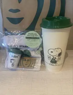 スヌーピー スターバックス リユーザブルカップミニカップギフト