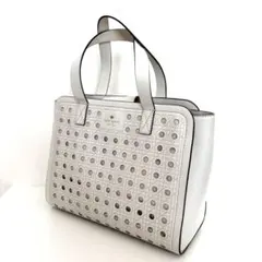 [美品] kate spade ケイト　スペード　レザーパンチング　トートバッグ