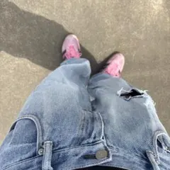 デニムパンツ ライトブルー