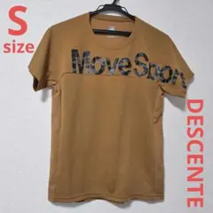 DESCENTE MoveSport Tシャツ ブラウン