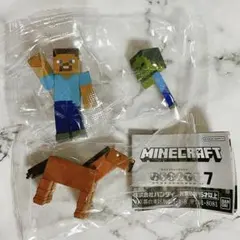 マインクラフト　ならぶんです。7 スティーブ　ベビーゾンビ　ウマ　マイクラ