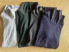 ユニクロ　タートルネック長袖コットン