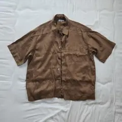 t*e様 90s Tommy Bahama シルク100% キューバシャツ ブラ - メルカリ