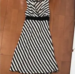 MAITRESSEマトラッセストライプロングドレスワンピース