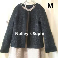 美品 М Nolley's Sophi ノーカラージャケット ノーリーズソフィー