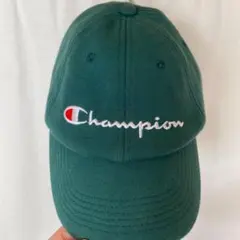 Champion グリーン キャップ