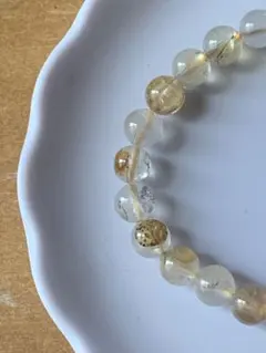 ◆11/25迄の出品◆ 【天然石】ブレスレット　★デンドリティッククォーツ★