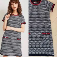 31 Sons de mode 半袖　ニットワンピース