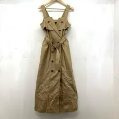 72●Andemiu 10th トレンチワンピース ベージュ TS0629-3のサムネイル
