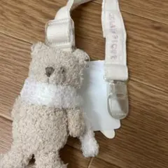 ジェラピケ　くま　クマさん　クリップ　スタイ　ぬいぐるみ