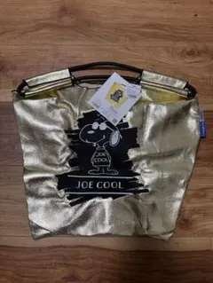 【タグ付・新品】ボールアンドチェーン×ピーナッツ コラボバッグ　色ゴールド