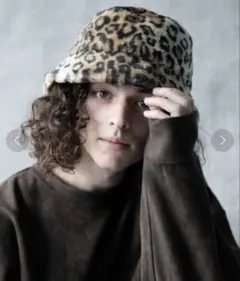 HARE ファーバケットハット レオパード柄　ヒョウ柄