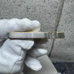 YSL ネクタイピン ゴールド×シルバー コンビ ロゴ イヴサンローラン