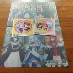 にじさんじ くら寿司 KURA コラボ 下敷き、ステッカー