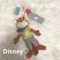 ニック　プラッシュキーチェーン　ディズニーストア　新品未使用　ズートピア