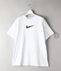 Nike ホワイト Tシャツ 花柄ロゴ バラ 新品未使用のサムネイル