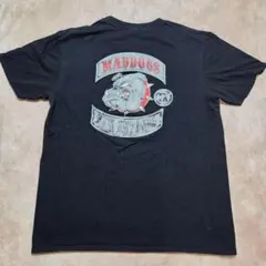 GILDAN Tシャツ ブラック MADDOGS サンアントニオ 犬 プリントのサムネイル