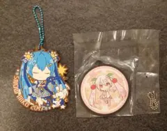 初音ミク　ラバーストラップ　2点セット