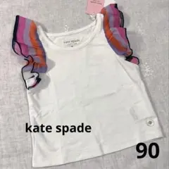 新品タグ付　kate spade NEW YORK フリル袖 Tシャツ 90cmのサムネイル