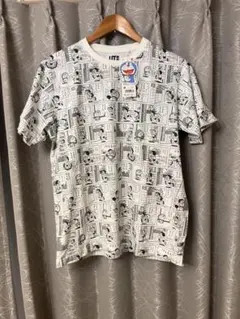 未使用タグ付レア　サイズM UT ドラえもん 総柄 コミックプリント Tシャツ