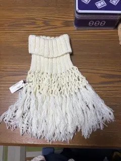 YOKOHANA クリーム色 アクリルマフラー