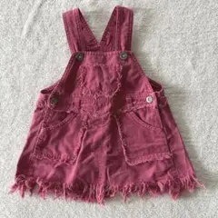 ジャンパースカート スカート ピンク ベビー服 ワンピース