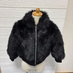 美品　コムサイズム　COMMECAISM ファーコート　ファージャンバー100