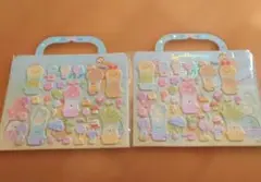 すみっコぐらし シールバッグ ２セット　はってはがせるシール サンエックス