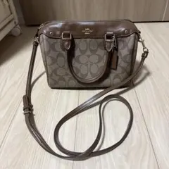 COACH シグネチャー 2way ショルダーバッグ