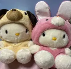 難あり！着ぐるみキティちゃん　うさぎ&いぬ