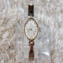 SEIKO solar セイコー 21石 手巻き レディース 腕時計 シルバー