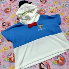 最終価格★ドナルドダック 70 ポンチョ風 Tシャツ☆なりきり ディズニー★