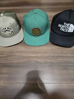 north face キャップ3点