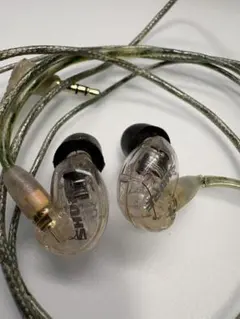 Shure SE535 リケーブル可能イヤホン（右側ピン折れ気味） - メルカリ