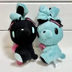 チャックスGP 汎用うさぎ×初音ミク マスコット　ぬいぐるみ　キーホルダー　３種 チャックスGP 汎用うさぎ×初音ミク マスコット ぬいぐるみ