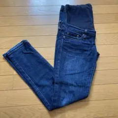 マタニティーデニムパンツ　スリム　S 無印良品