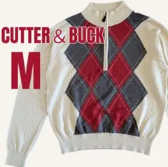 CUTTER & BUCK　メンズ　アーガイルセーター　ゴルフウェア