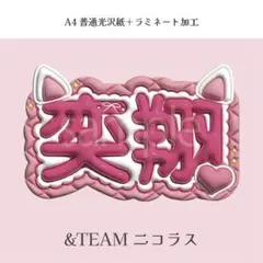 2026年最新】&team ニコラス 手書きデコの人気アイテム - メルカリ