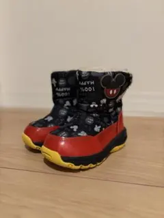 【値下げしました】ミッキー スノーブーツ　 レッド/ブラック/イエロー