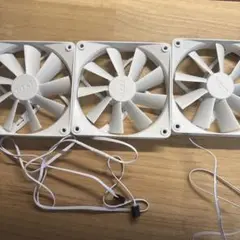 NZXT 120mmファン 3基セット ホワイト