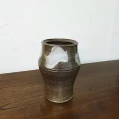 益子焼『薄田浩司』花瓶 益子焼『薄田浩司』花瓶