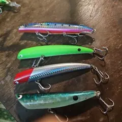 シーバス ミノー 4本セットのサムネイル