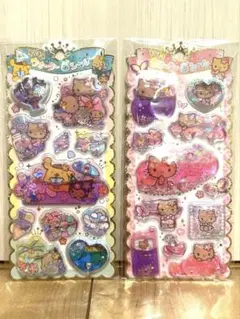 【正規品】日焼けキティーキラキラウォーターインシール サンリオ クラックス