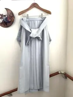 卒業式 袴 95cm スカートタイプ 上品カラー 美品 簡単着付け 一度着用