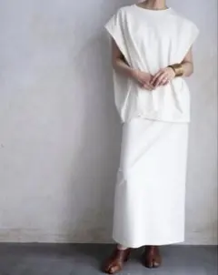 タグ付 Yoli ヨリ Cotton vest オフホワイト - メルカリ