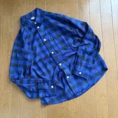 mont-bell モンベル O.D.シャツ キッズ160 ブロックチェック