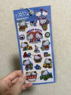 ハローキティ ふんわりフェルトシール