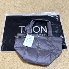 ★未使用新品、収納袋付き★【TAION】 トートバッグ　ランチトート　グレー