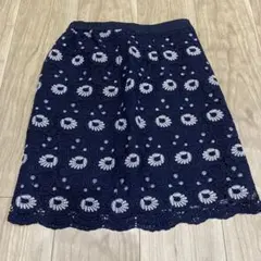 マーキュリーデュオ　花柄　レース　スカート　S